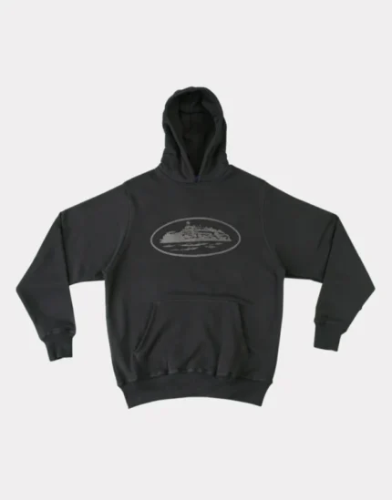 Corteiz Alcatraz Black Hoodie