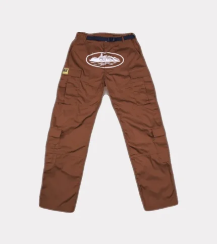 Corteiz Guerillaz* Cargo Brown Pants