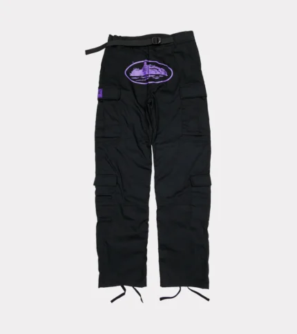 Corteiz Purp Guerillaz Cargos/Purple Black