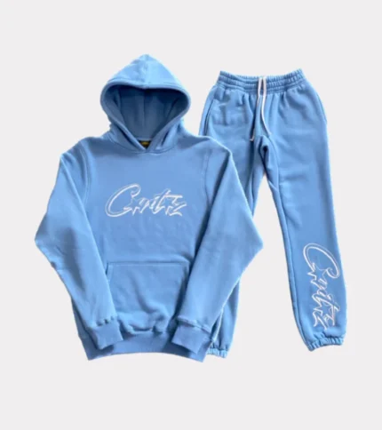 Corteiz Blue Tracksuit Sky